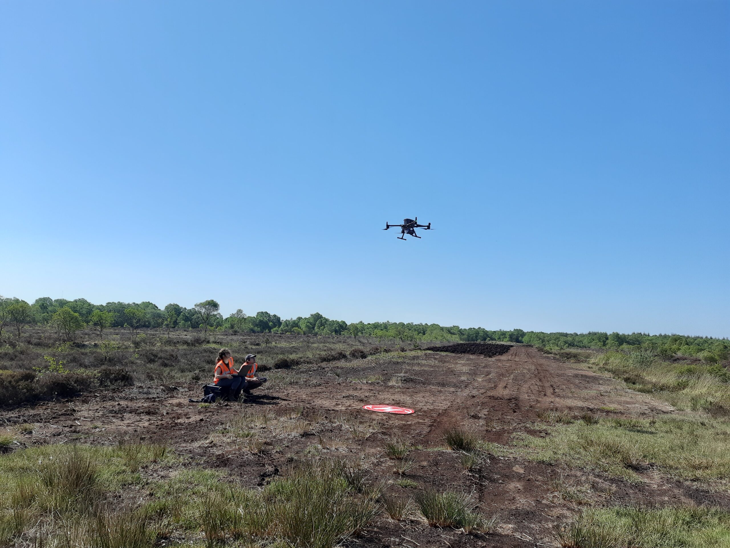 Aerial survey of peatlands for windfarm, Ireland